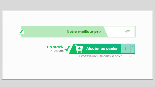 Ancienne zone d’action d’achat de la fiche produit 1FOTRADE