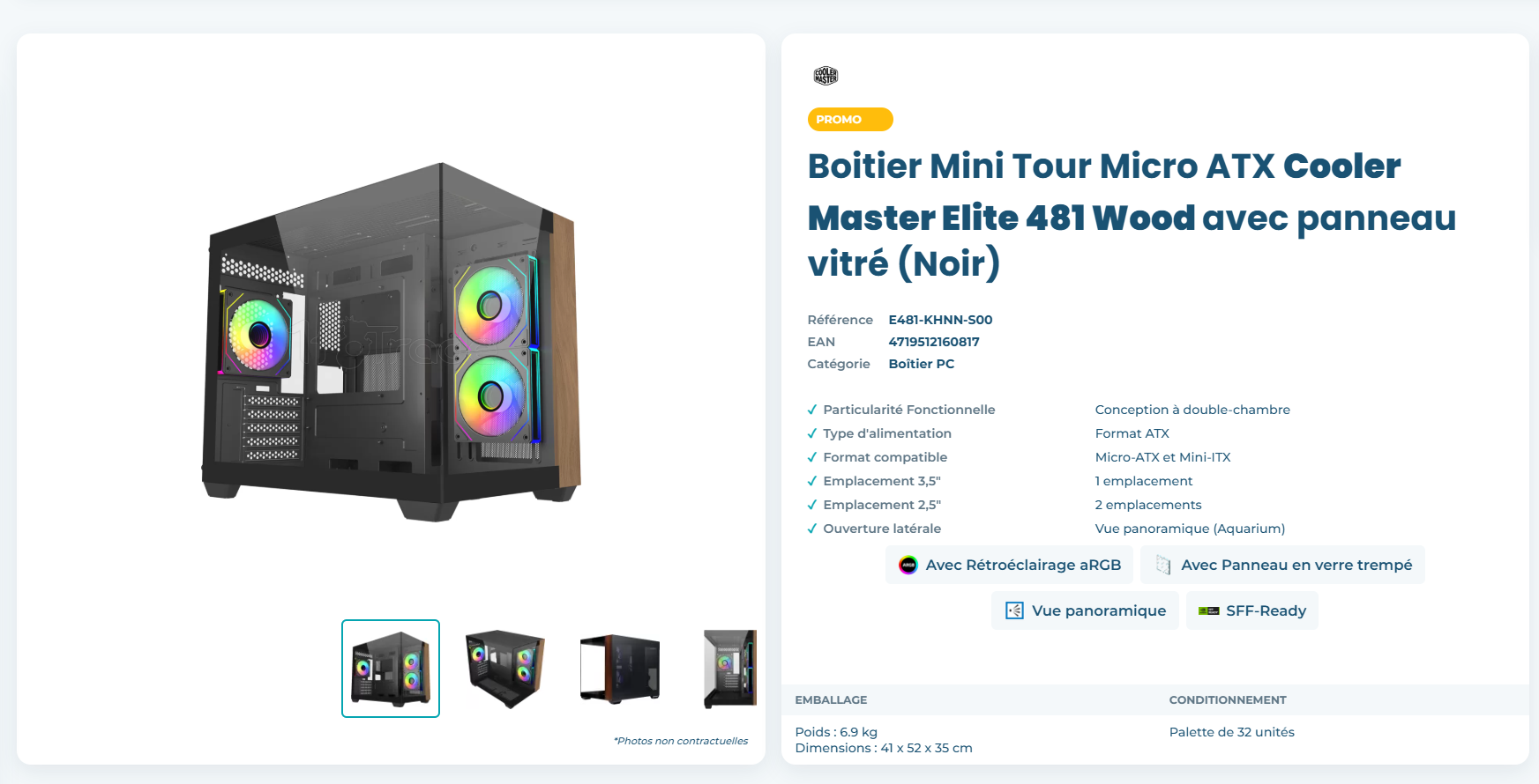 Fiche produit détaillée de la nouvelle interface 1FOTRADE, visuel et caractéristiques
