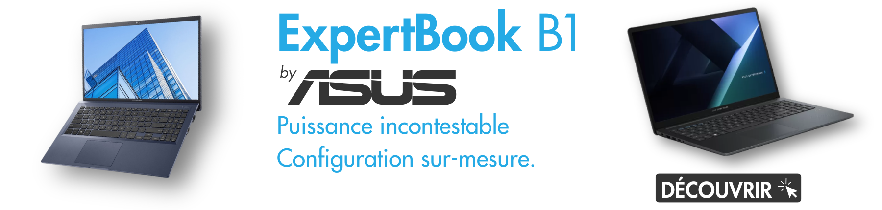 Bannière pour l’ordinateur portable ASUS ExpertBook B1