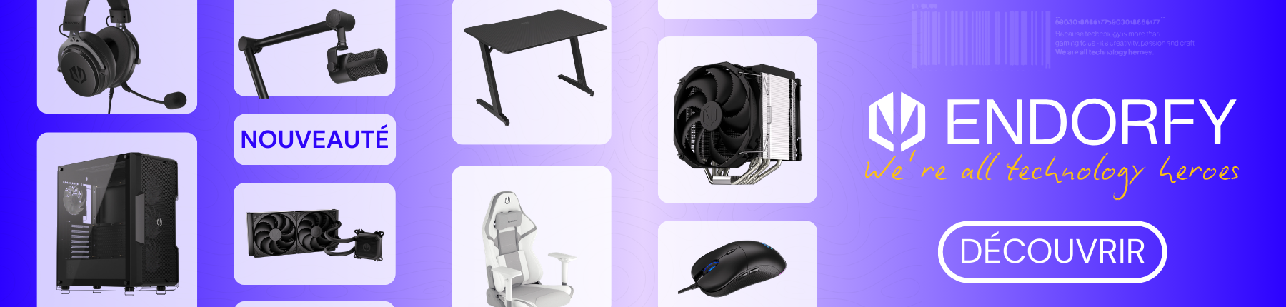 Bannière pour une sélection de produits Endorfy