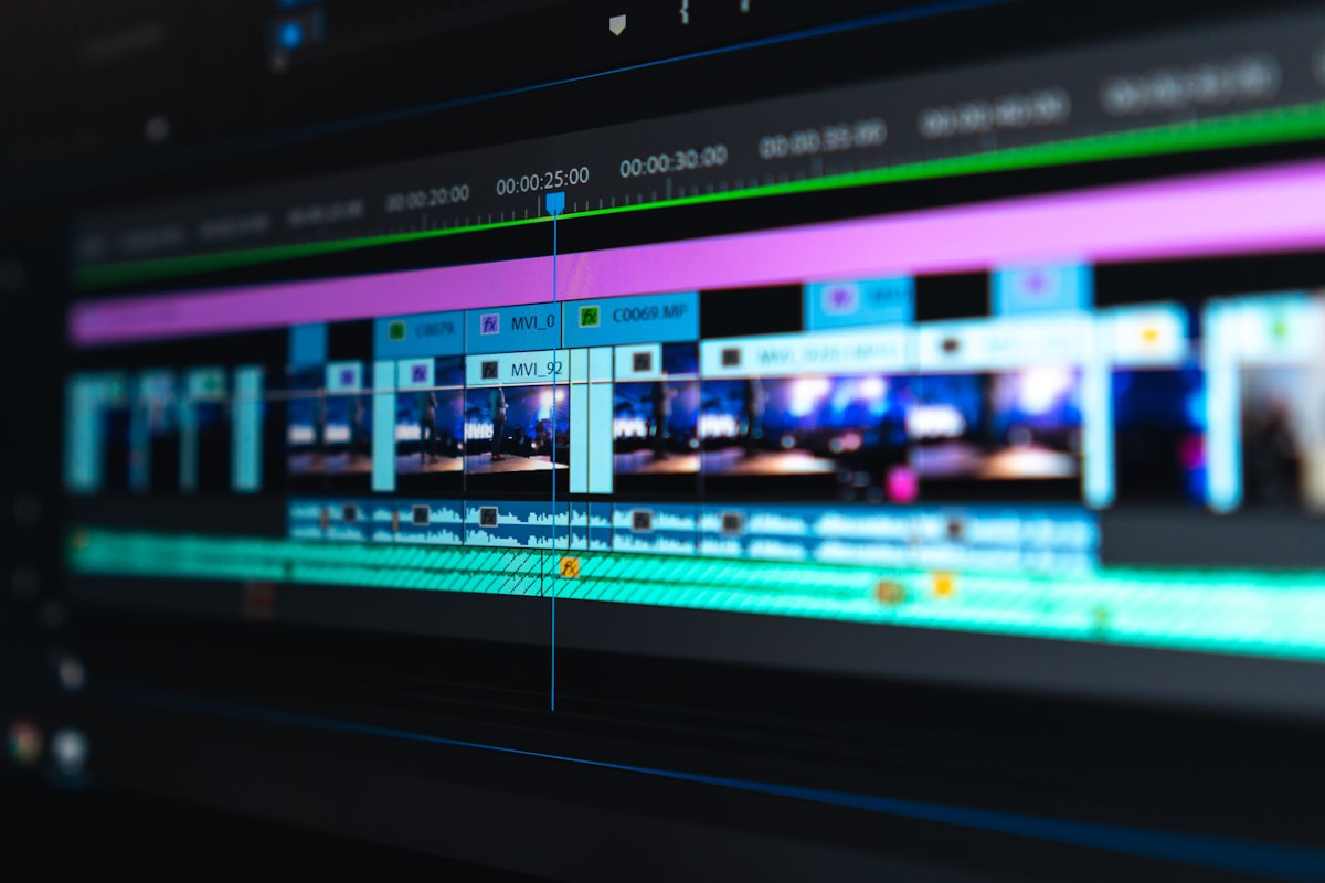 Setup de montage vidéo
