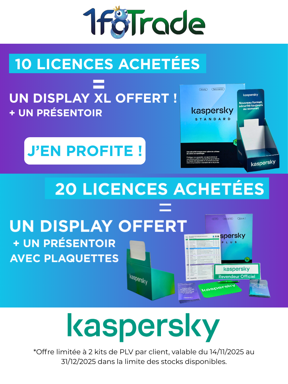 Newsletter présentant une offre Kaspersky