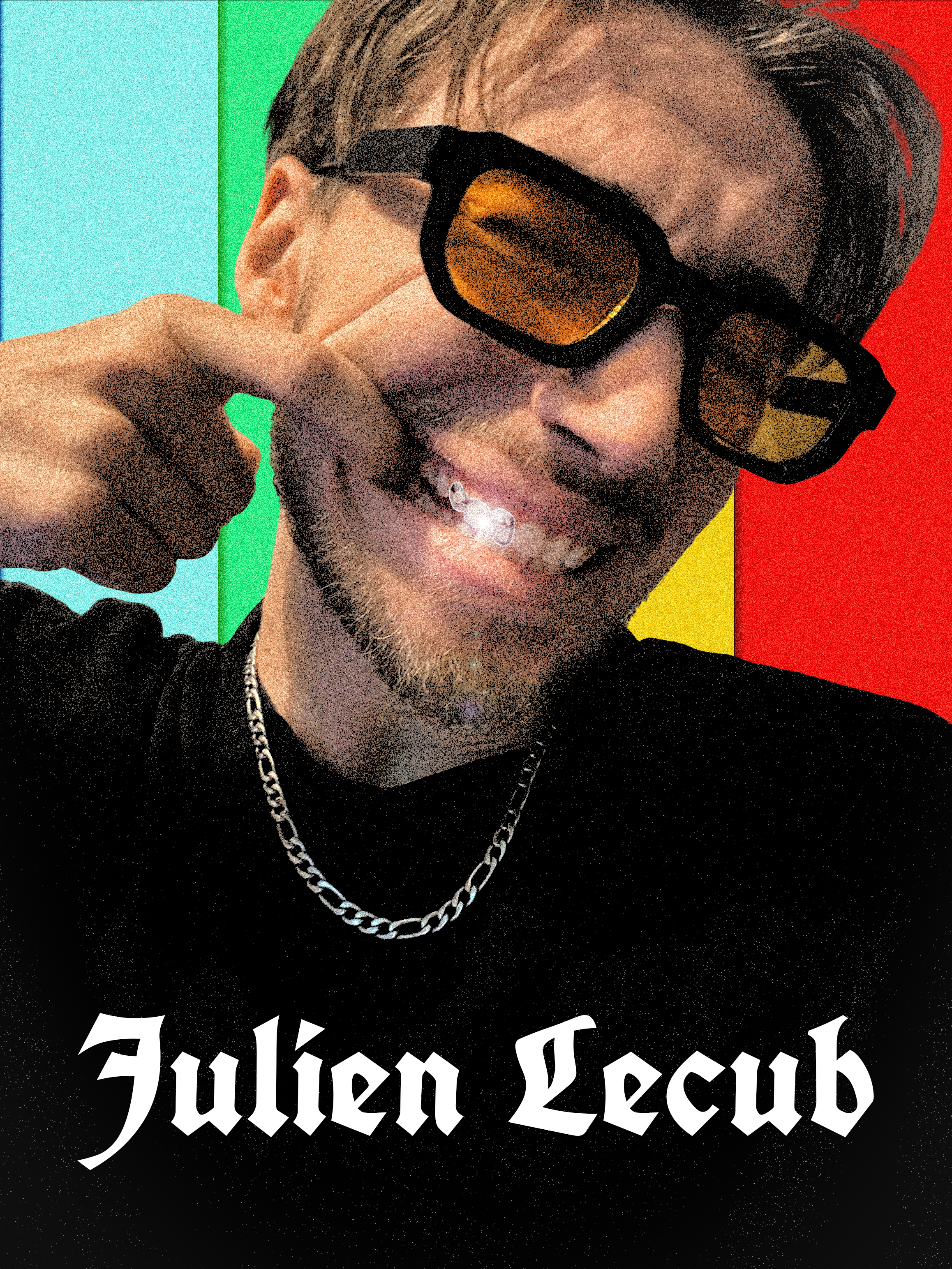 Portrait graphique signé Julien LeCub