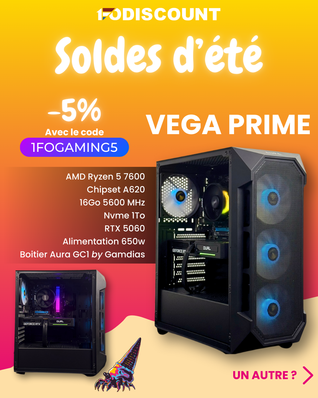 Publication Soldes d’été pour le PC Vega Prime
