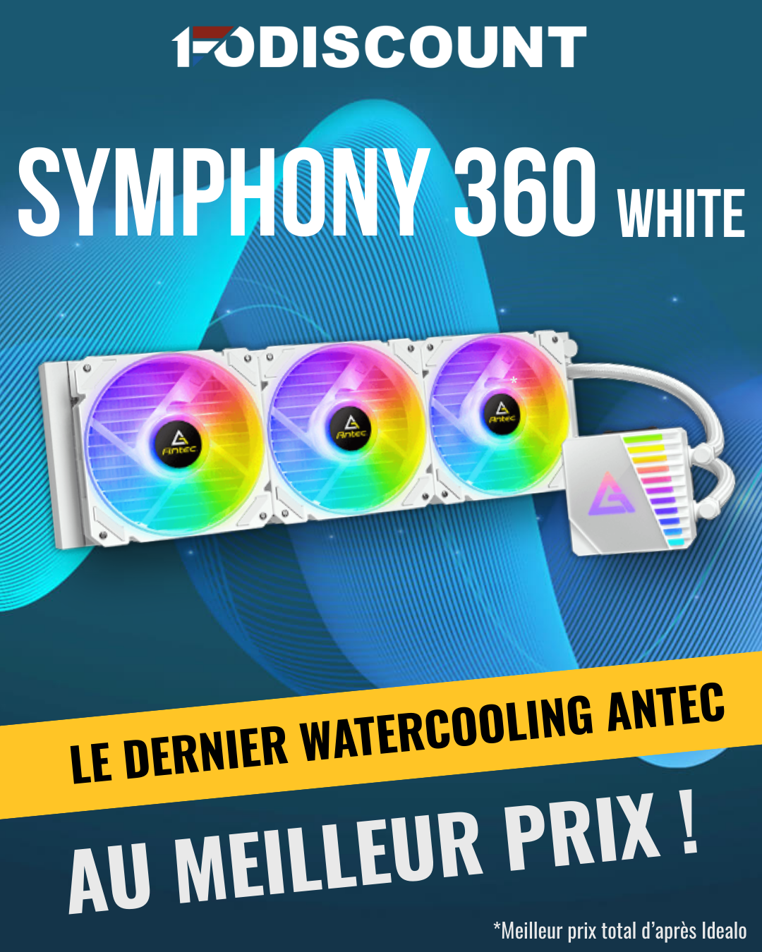 Publication pour le watercooling Symphony 360 White
