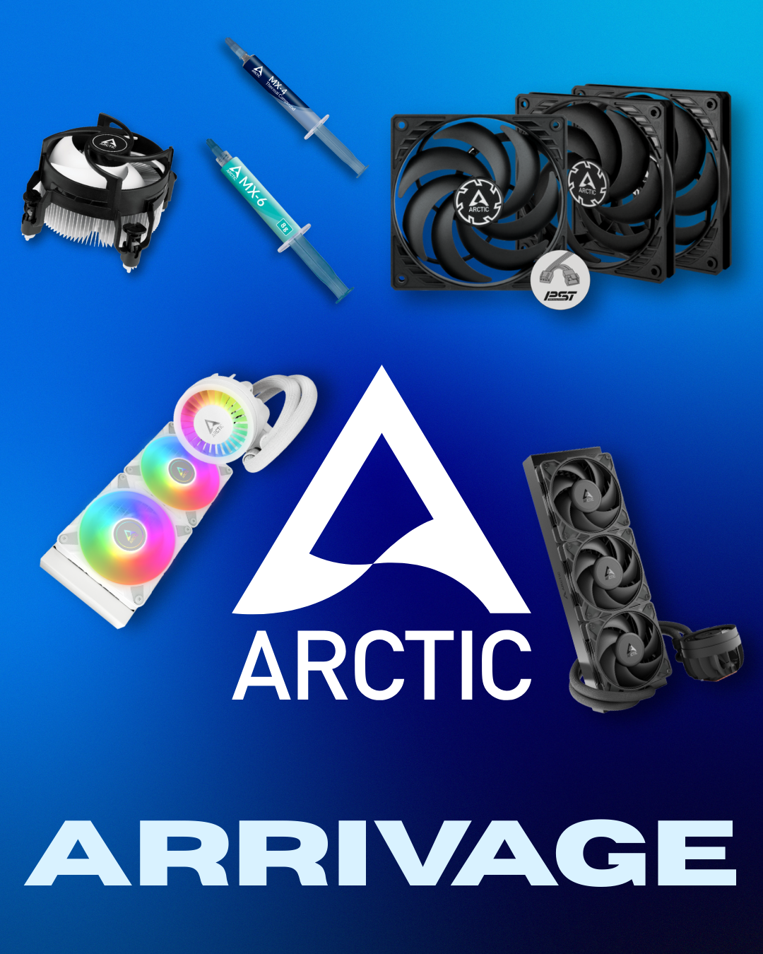 Publication annonçant l’arrivée de la marque Arctic