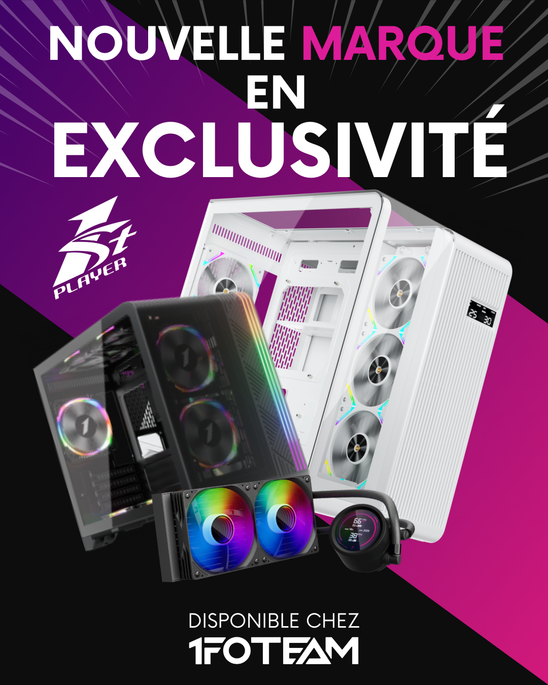 Publication annonçant une nouvelle marque en exclusivité