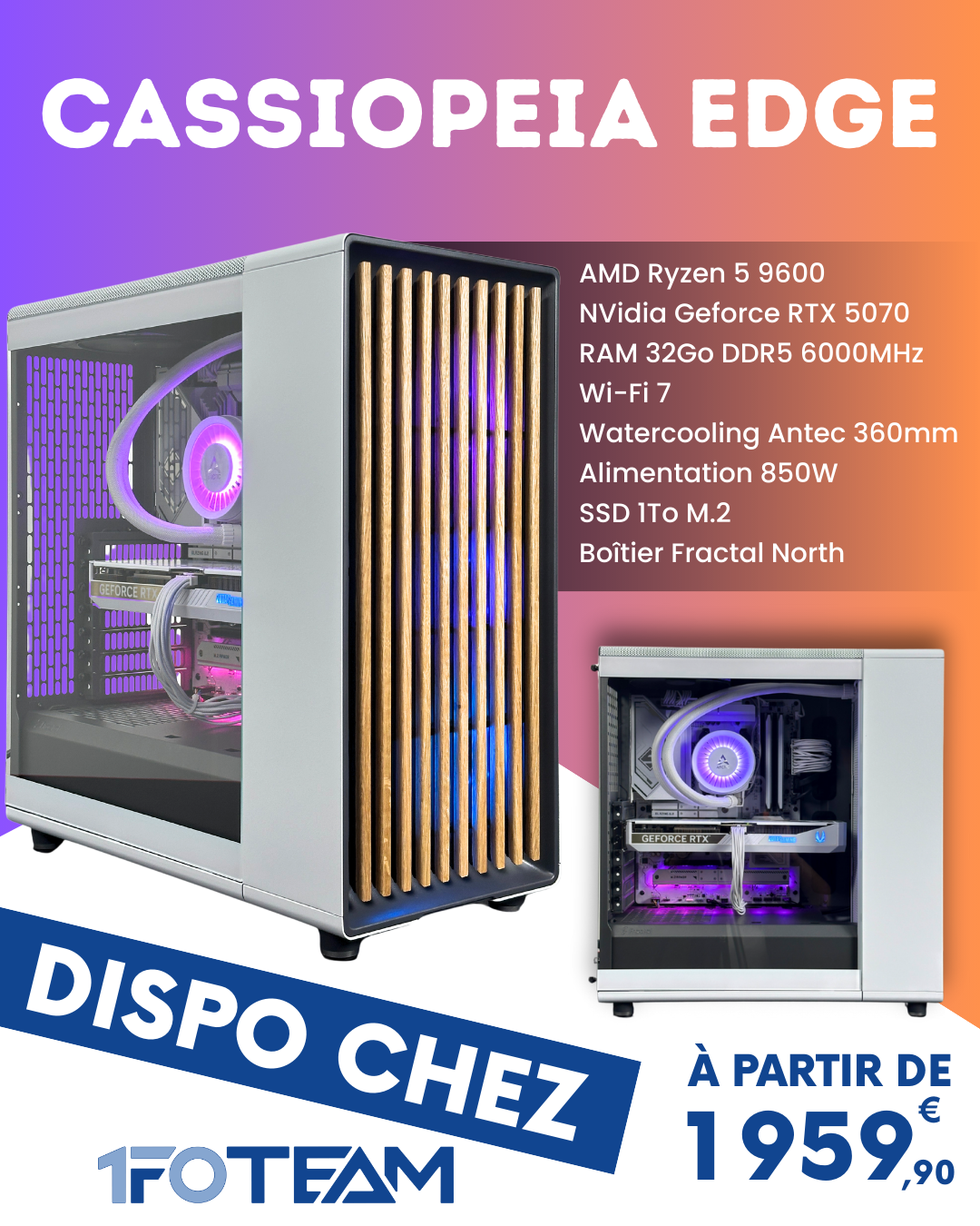 Publication pour la configuration PC Cassiopeia Edge