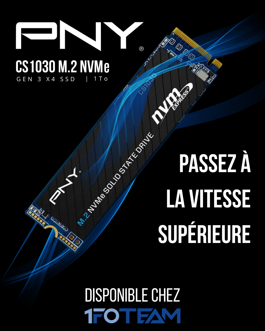 Publication pour un SSD NVMe PNY