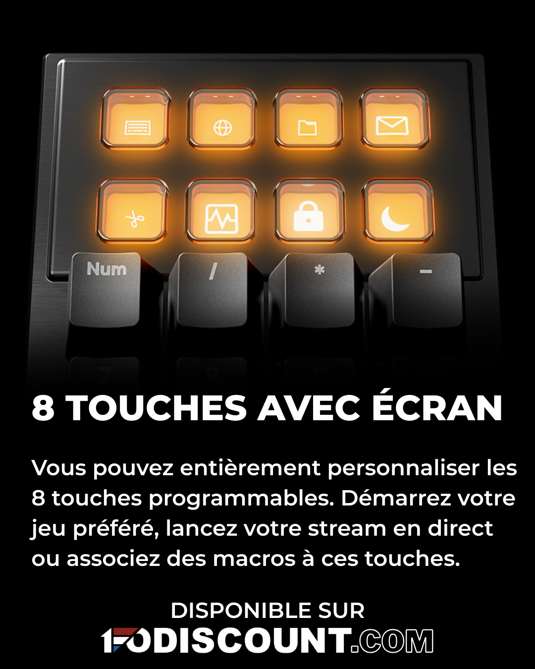 Publication pour un clavier équipé d’un écran